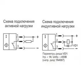 Индуктивный датчик ТЕКО ISN EC4A-32N-8-LS4