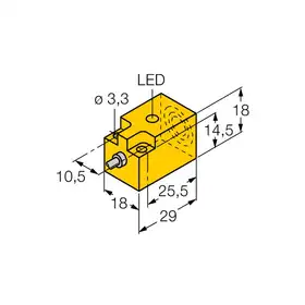 Индуктивный датчик TURCK NI5-Q18-AN6X