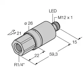 Датчик давления TURCK PC001V-211-2UPN8X-H1141