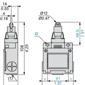 Kонцевой выключатель Telemecanique XCKM502H29