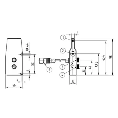 Оптический датчик Wenglor OPT144-P06
