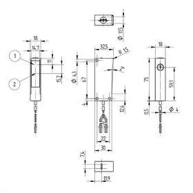 Оптический датчик Wenglor P1NH207