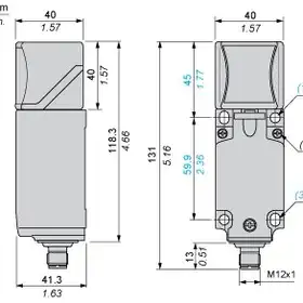 Индуктивный датчик Telemecanique XS7C4A1MPU78