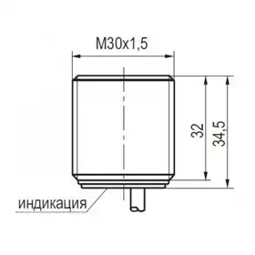Индуктивный датчик ТЕКО ISB B7A-31P-10-LZ