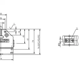 Одиночный выключатель Balluff BNS 813-FR-60-186-FC