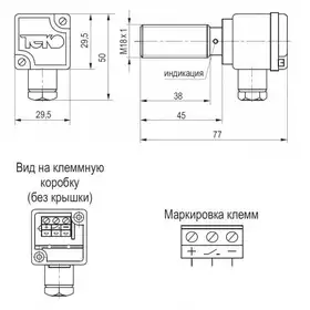 Индуктивный датчик ТЕКО ISB AT4A-31P-8-LZ