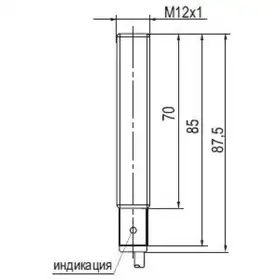 Индуктивный датчик ТЕКО ISB A24A-01G-2E-L