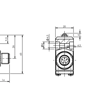 Одиночный выключатель Balluff BNS 813-99-K-39-S80
