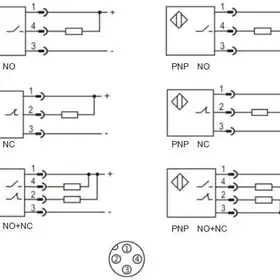 Оптический датчик LANBAO PR30-BC50DNC-E2