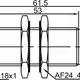 Индуктивный датчик LANBAO LR18XCN20DNCY