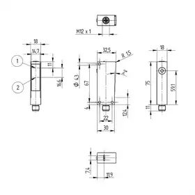 Оптический датчик Wenglor P1NH308