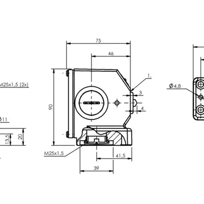 Блочный выключатель Balluff BNS 819-B04-E12-72-10