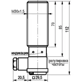Датчик скорости вращения ТЕКО IV1B AT81A5-43P-10-LZ
