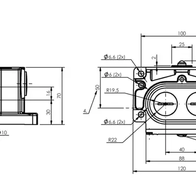 Блочный выключатель Balluff BNS 819-D02-K16-100-10-FD