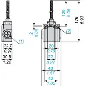Kонцевой выключатель Telemecanique XCNT2708G11