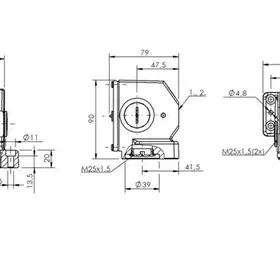 Блочный выключатель Balluff BNS 816-B06-THA-16-605-11