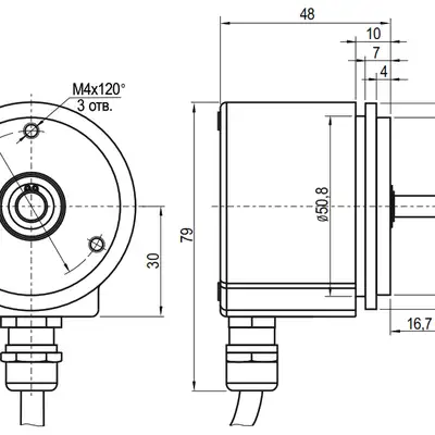 Инкрементальный энкодер INNOCONT EIP 58SO 8630V3000-R2