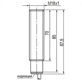 Индуктивный датчик ТЕКО ISB A42A-01G-5-L-5