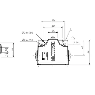 Блочный выключатель Balluff BNS 819-B02-K12-61-12-10