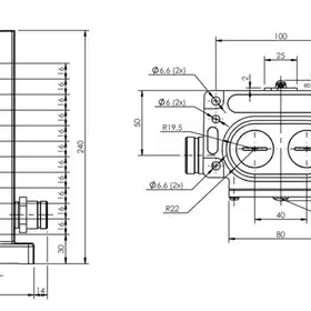 Блочный выключатель Balluff BNS 813-D12-R16-100-12-12-FD-S90S