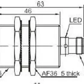 Индуктивный датчик LANBAO LR30XBF15DLOY-E2