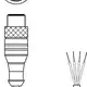 Разъем с кабелем Leuze Electronic KS ET-M12-4A-P7-020