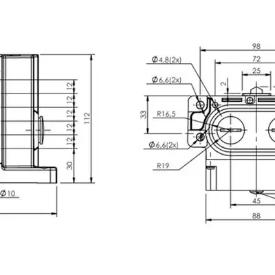 Блочный выключатель Balluff BNS 819-D06-D12-62-10-FD