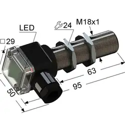 Индуктивный датчик Мега-К VB2-18M95-5B72-B