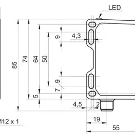 Лазерный датчик расстояния Baumer OM70T-L0140.HH0130.VI