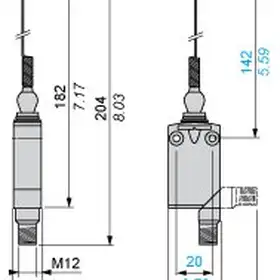 Kонцевой выключатель Telemecanique XCMD2106M12