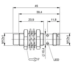 Индуктивный датчик Balluff BES M12MD-PSC80F-S04G