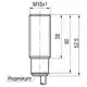 Индуктивный датчик ТЕКО ISB A4A-43P-5-LZ-C