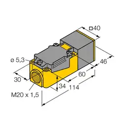 Индуктивный датчик TURCK NI25-CP40-LIU