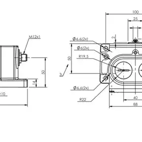 Блочный выключатель Balluff BNS 819-D02-R12-100-10-S4R-I