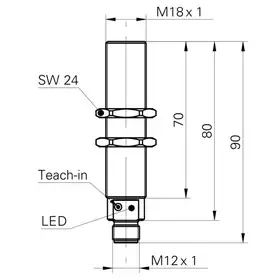 Ультразвуковой датчик Baumer UNAM 18P7903/S14