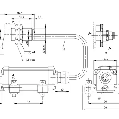 RFID головка чтения/записи Balluff BIS M-402-072-002-07-S4