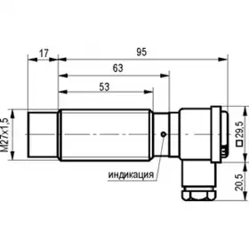 Индуктивный датчик ТЕКО ISN ET71A-01G-14E-L
