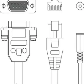 Y-образный разветвитель Leuze Electronic KDS CR-SUB-9A-RJ41-A-T0-024-C
