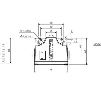 Блочный выключатель Balluff BNS 813-B04-D12-61-A-12-04