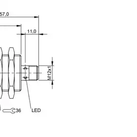 Индуктивный датчик расстояния Balluff BAW M30ME-UAC15F-S04G