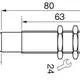 Индуктивный датчик EGE-Elektronik IGMF 005 GSP