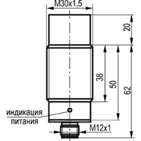 Индуктивный датчик расстояния ТЕКО ISAN EC8A-32P-15-PS4