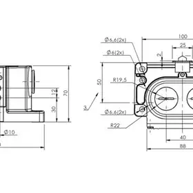 Блочный выключатель Balluff BNS 829-D02-D12-100-10
