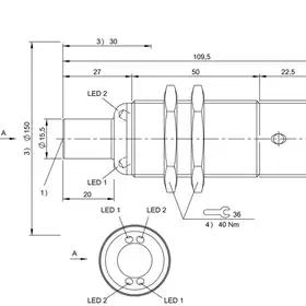RFID головка чтения/записи Balluff BIS M-400-007-002-00-S115