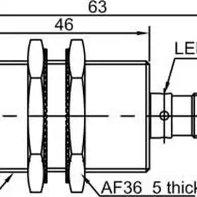 Индуктивный датчик LANBAO LR30XBN15DLO-E2