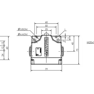Блочный выключатель Balluff BNS 813-B03-D12-61-C-20-01