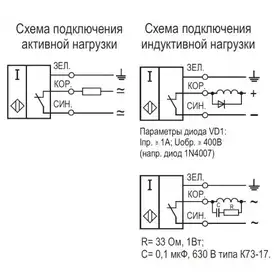 Индуктивный датчик ТЕКО ISN E81A8-12G-15-LZ