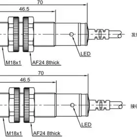 Оптический датчик LANBAO PR18S-TM10ATC