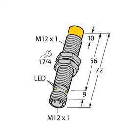 Индуктивный датчик TURCK NI8U-M12EE-AP6X-H1141