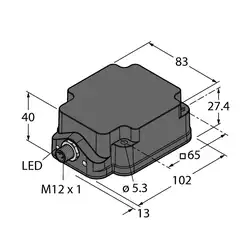 Индуктивный датчик TURCK NI75U-Q80WD-VP6X2-H1141